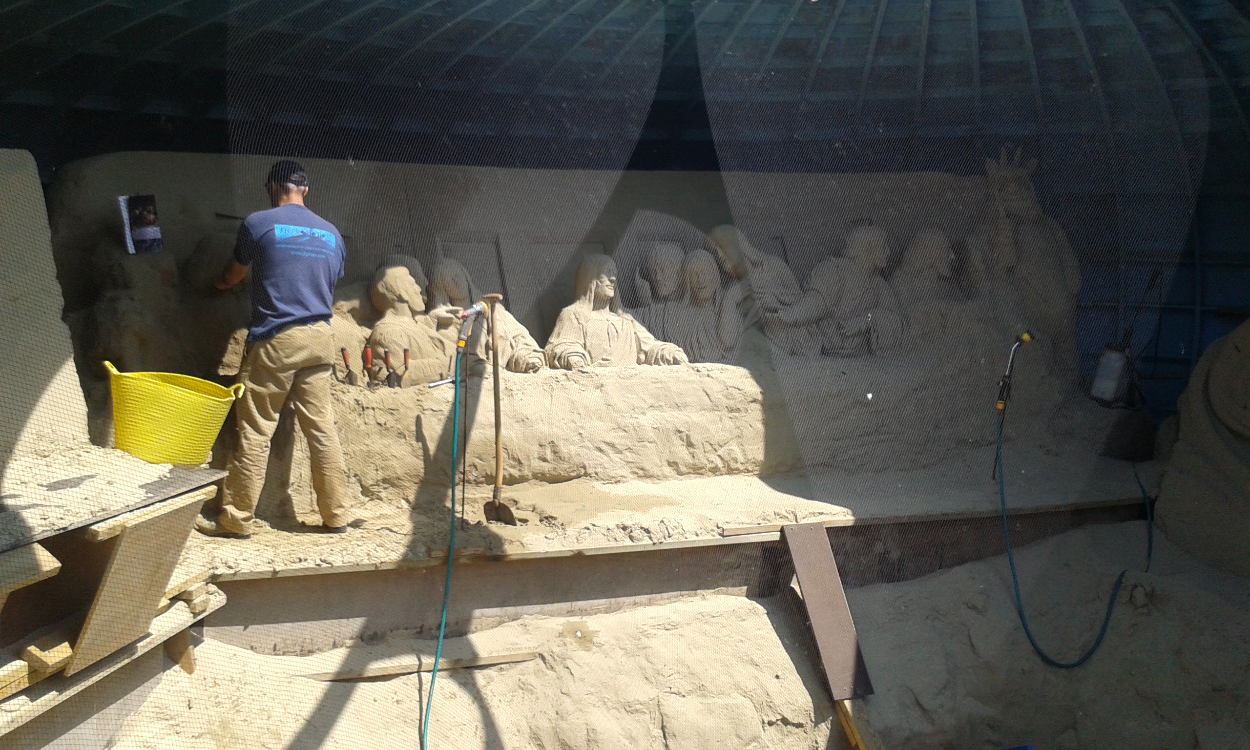 sand sculpting in weymouth