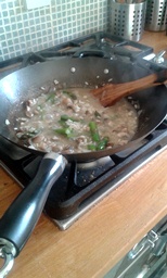 Risotto cooking