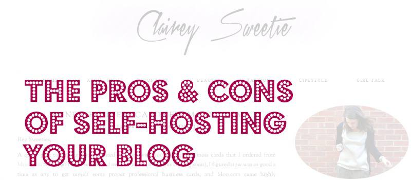 Self-hosting your blog