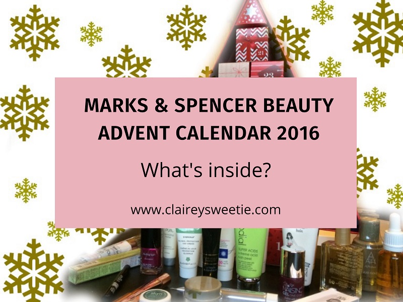 Marks & Spencer beauty advent calendar