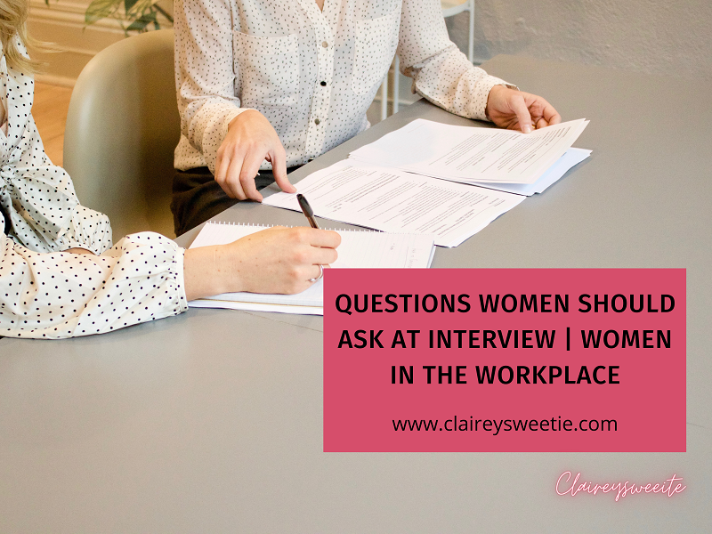 Questions women should ask at interview